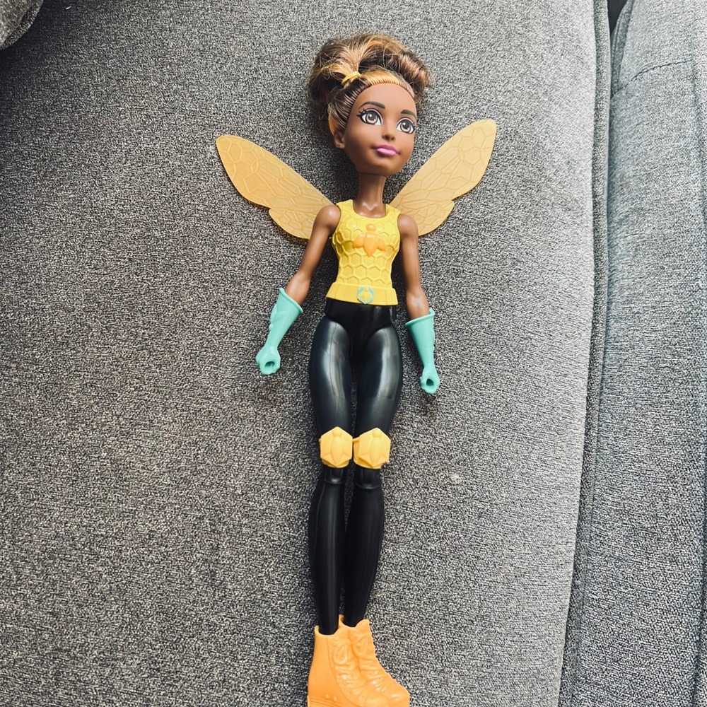 Mattel DC Super Hero Girls Bumblebee Doll Kids 12" Yellow Black Action Figure